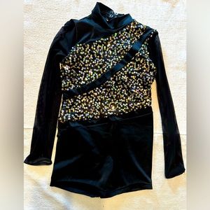 Weissman Black and Gold Unitard Taylor Swift Reputation